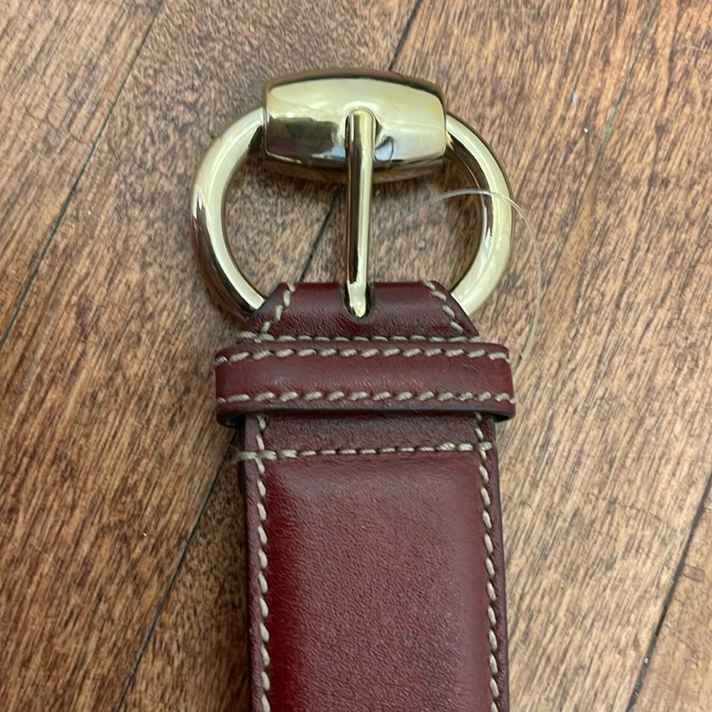 Authentic Gucci Bordeaux leather belt RARE belt